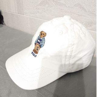 ポロラルフローレン(POLO RALPH LAUREN)のラルフローレンRalph LaurenPOLOベビーキャップポロベア白帽子(帽子)