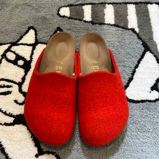 BIRKENSTOCK - ビルケンシュトック　フェルト　赤　37