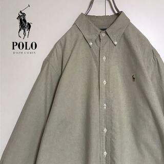 POLO RALPH LAUREN - 【人気サイズ】ポロバイラルフローレン　刺繍ロゴ入り長袖シャツ　A940