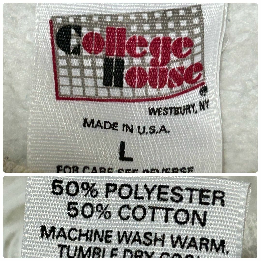 【US古着】College House スウェット L グレー ✓3657 メンズのトップス(スウェット)の商品写真