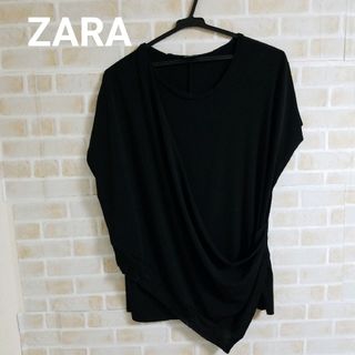 ザラ(ZARA)のZARA アシメントリー半袖カットソー(カットソー(半袖/袖なし))