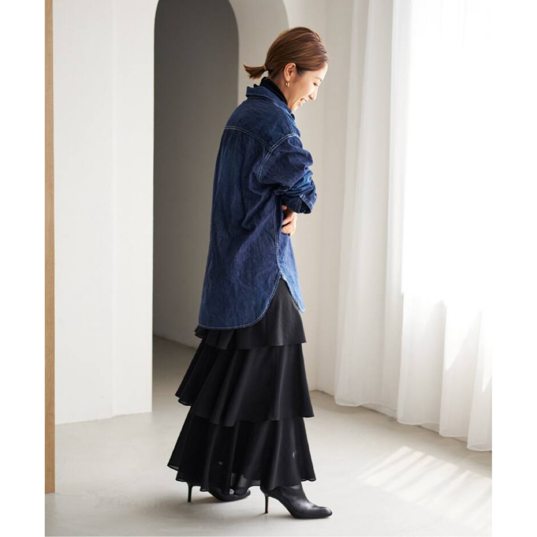 Plage(プラージュ)のPlage プラージュ  Georgette Tiered スカート レディースのスカート(ロングスカート)の商品写真