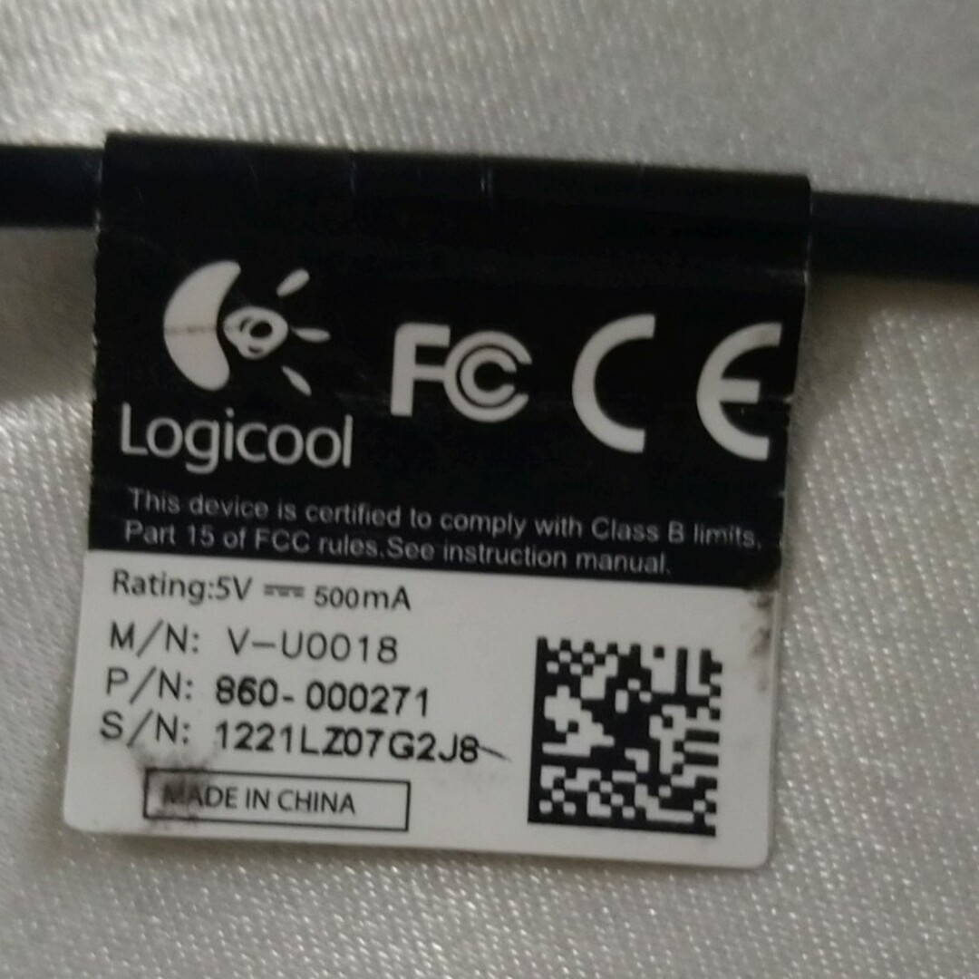 Logicool(ロジクール)のLogicool ロジクール Webカメラ　HD 720p【美品】 スマホ/家電/カメラのPC/タブレット(その他)の商品写真