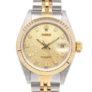 ロレックス(ROLEX)のロレックス デイトジャスト オイスターパーペチュアル 腕時計 時計 ステンレススチール 69173 自動巻き レディース 1年保証 ROLEX  中古(腕時計)