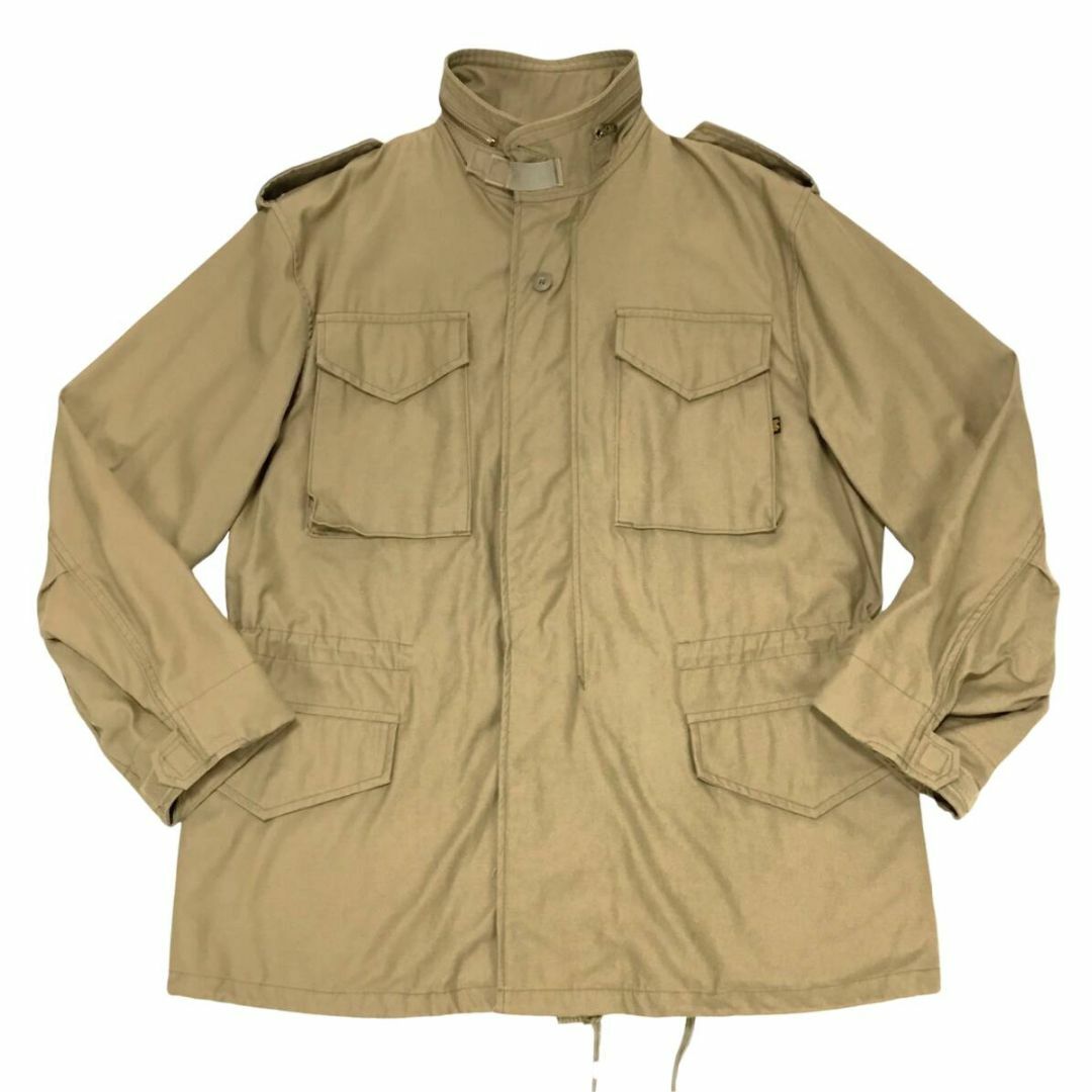 ALPHA INDUSTRIES(アルファインダストリーズ)のALPHA アルファ M-65 カーキブラウン LARGE REGULAR メンズのジャケット/アウター(ミリタリージャケット)の商品写真