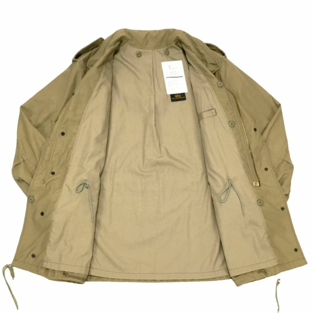 ALPHA INDUSTRIES(アルファインダストリーズ)のALPHA アルファ M-65 カーキブラウン LARGE REGULAR メンズのジャケット/アウター(ミリタリージャケット)の商品写真