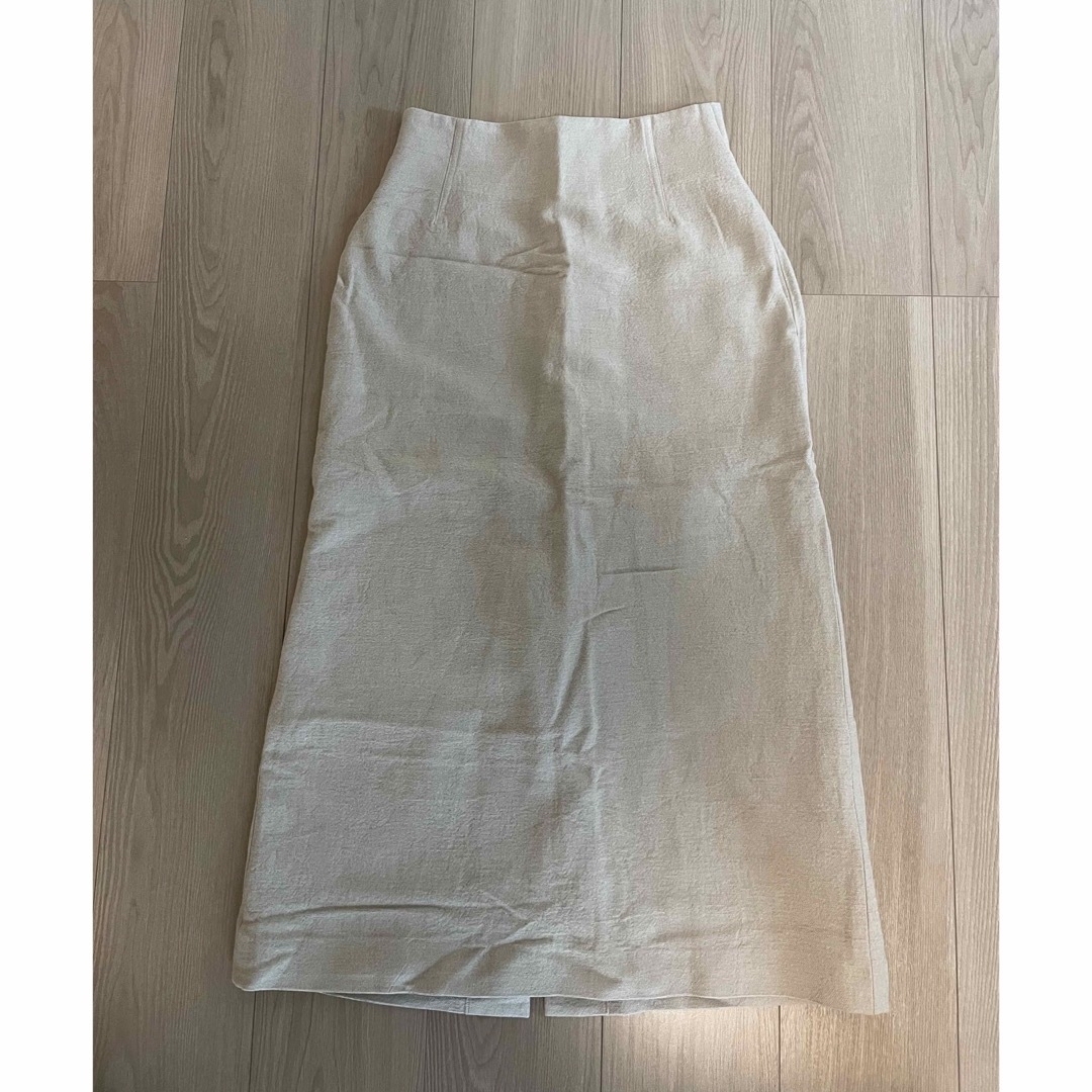 IENA(イエナ)のIENA 麻Iラインロングスカート レディースのスカート(ロングスカート)の商品写真