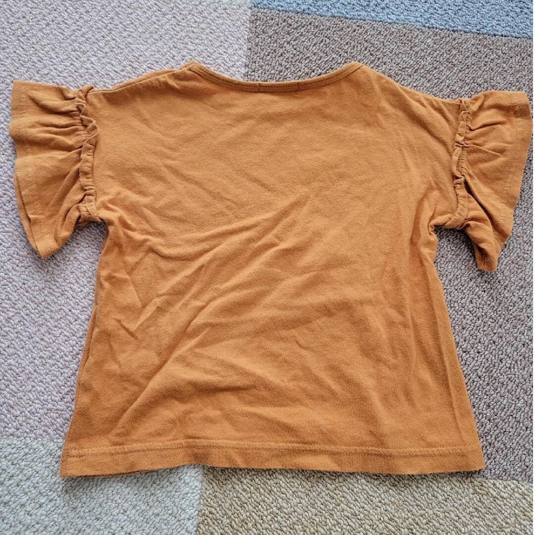 Branshes(ブランシェス)のブランシェス 肩フリル Tシャツ 90 キッズ/ベビー/マタニティのキッズ服女の子用(90cm~)(Tシャツ/カットソー)の商品写真