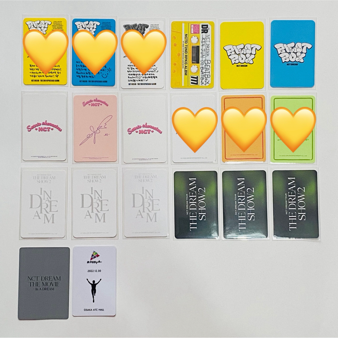 NCT DREAM ロンジュン トレカ まとめ売り NCT DREAM ロンジュン トレカ まとめ売り