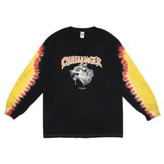 CHALLENGER L/S TIE DYE ZOMBIE WOLF TEE