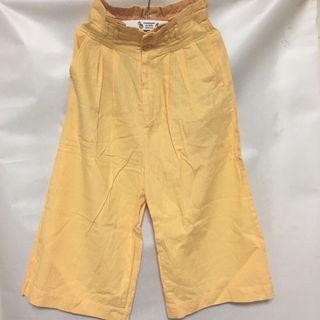 新品 wcloset ダブルクローゼット リネン　ワイドパンツ ガウチョパンツ