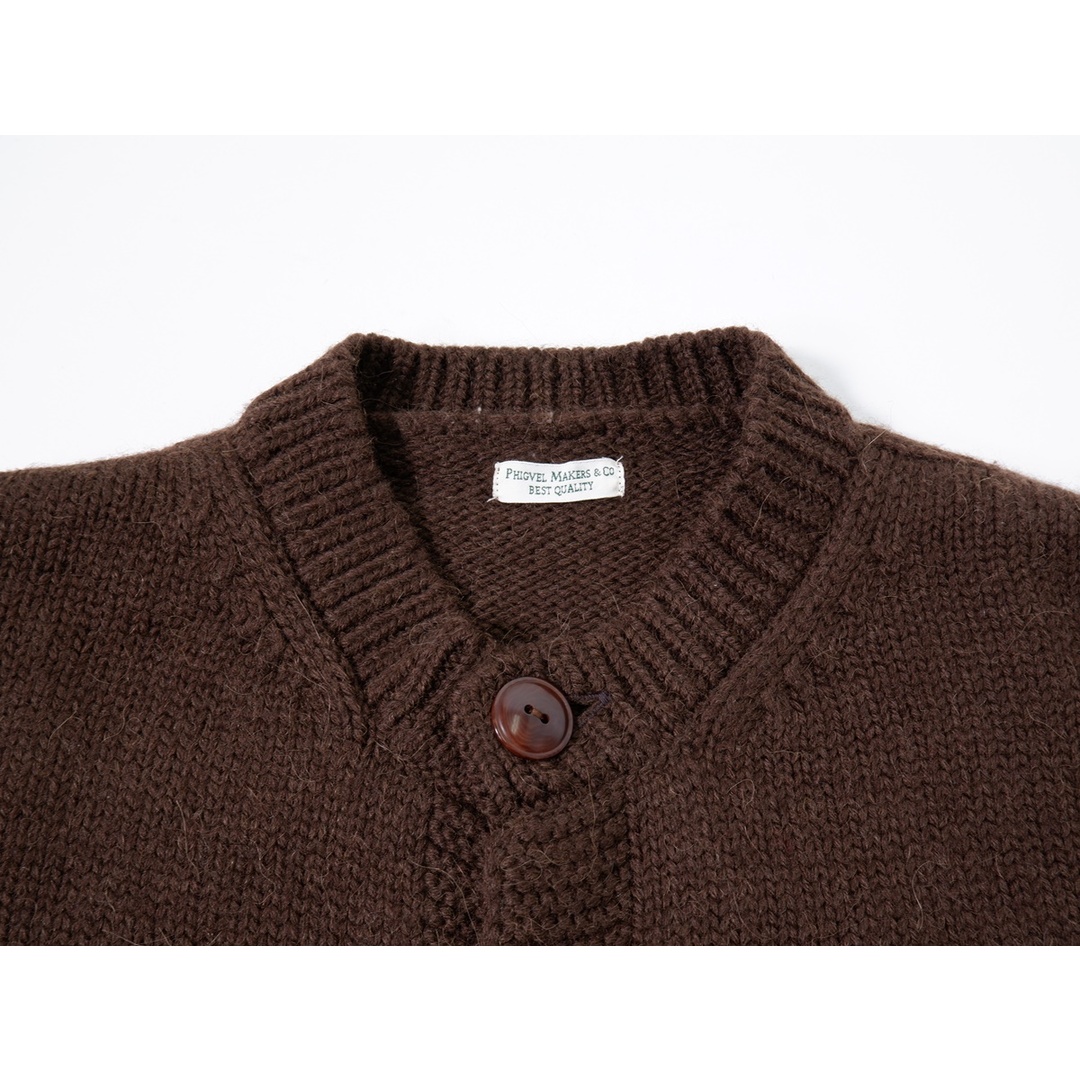 PHIGVEL MAKERS & Co./フィグベル 2021AW MIL CREWNECK CARDYミル クルーネック ニット カーディガン【2】【MKNA74937】 メンズのトップス(ニット/セーター)の商品写真