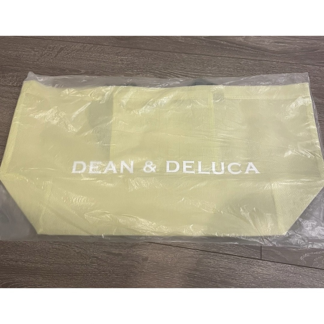 DEAN & DELUCA(ディーンアンドデルーカ)の【新品】DEAN＆DELUCAディーン&デルーカメッシュバックイエローBIG レディースのバッグ(トートバッグ)の商品写真