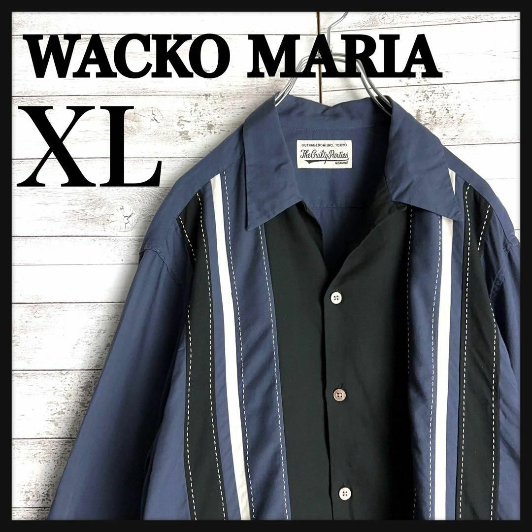 WACKO MARIA(ワコマリア)の9630【希少XLサイズ】ワコマリア☆即完売モデル長袖シャツ　入手困難　美品 メンズのトップス(シャツ)の商品写真