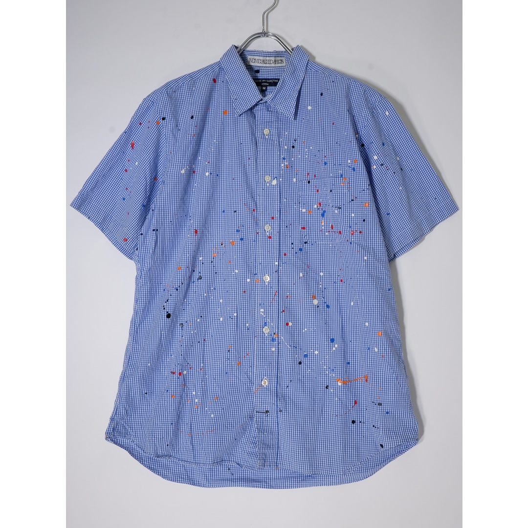 COMME des GARCONS HOMME/コムデギャルソンオム INDIVIDUALIZED SHIRTS スプラッシュギンガムチェック半袖シャツ【M】【MSHA74919】 メンズのトップス(その他)の商品写真