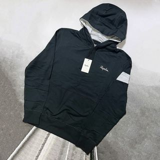 新品 Rapha メンズ トレイル フーディー ブラック/グレー(ウエア)