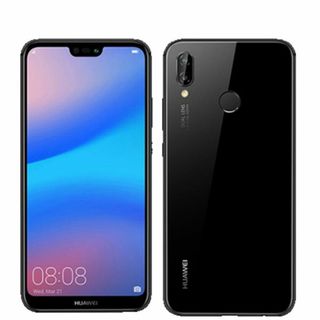 ファーウェイ(HUAWEI)の【中古】 P20 lite ミッドナイトブラック SIMフリー 本体 UQモバイル スマホ ファーウェイ  【送料無料】 p20lubk6mtm(スマートフォン本体)