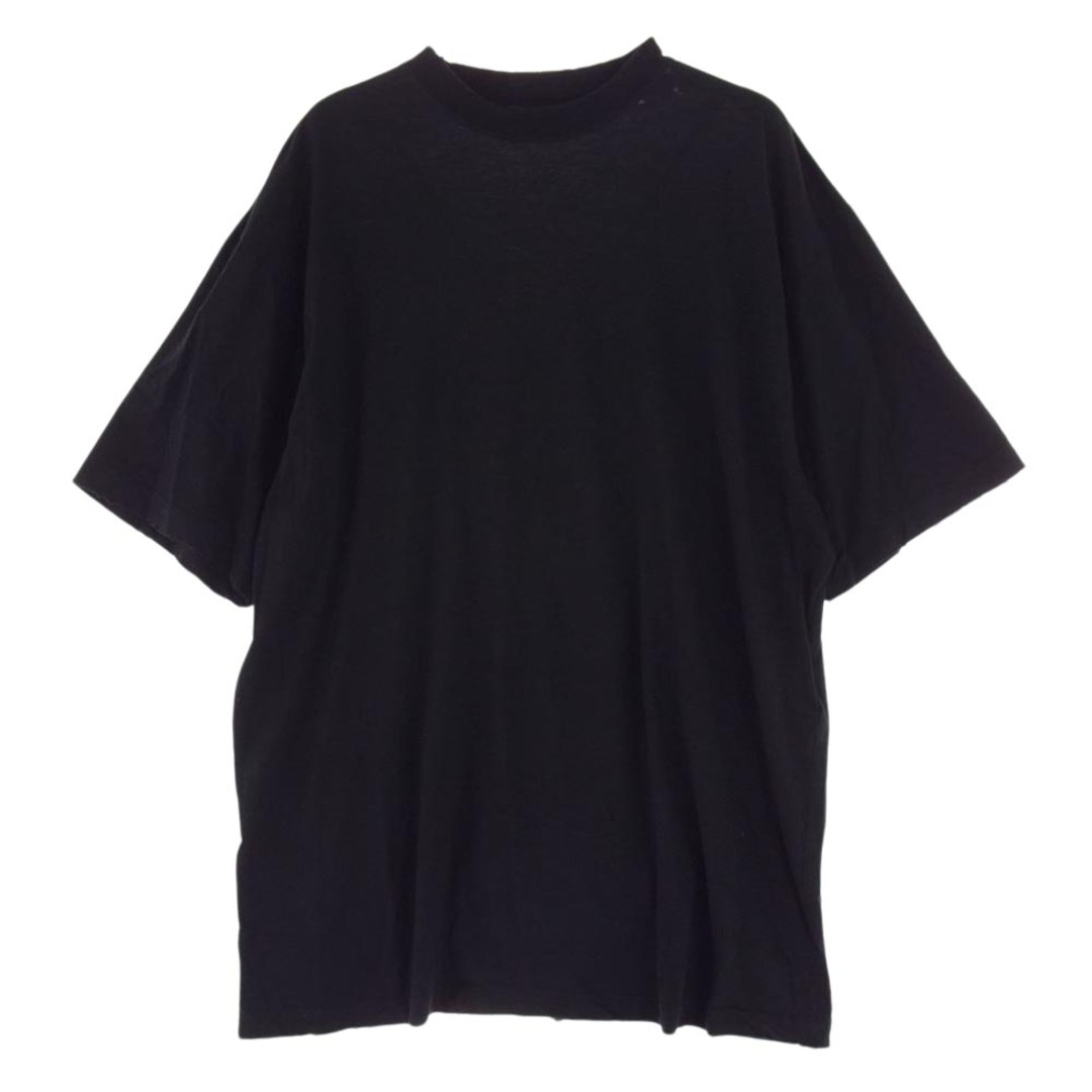 Balenciaga(バレンシアガ)のBALENCIAGA バレンシアガ Ｔシャツ 22SS TJ55 739784 Distressed T-shirt デストロイ ダメージ加工 半袖 Tシャツ ブラック系 XS ポルトガル製【中古】 メンズのトップス(シャツ)の商品写真