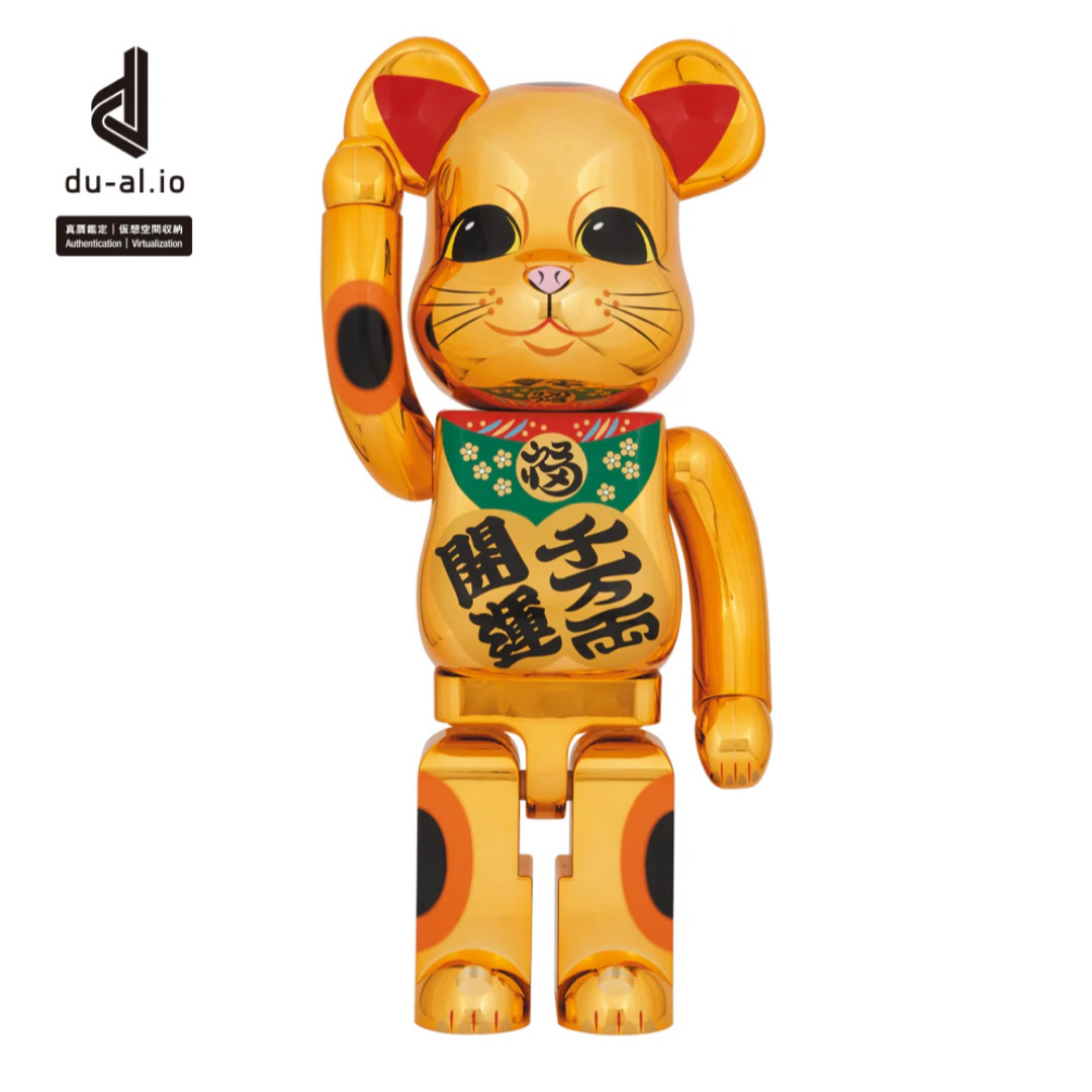 BE@RBRICK 招き猫 開運・千万両 金メッキ 1000% BE@RBRICK 招き猫 開運・千万両 金メッキ 1000%