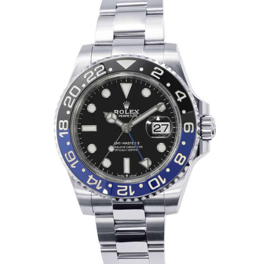 ROLEX(ロレックス)のロレックス GMTマスター2 126710BLNR ROLEX 腕時計 黒文字盤 メンズの時計(腕時計(アナログ))の商品写真