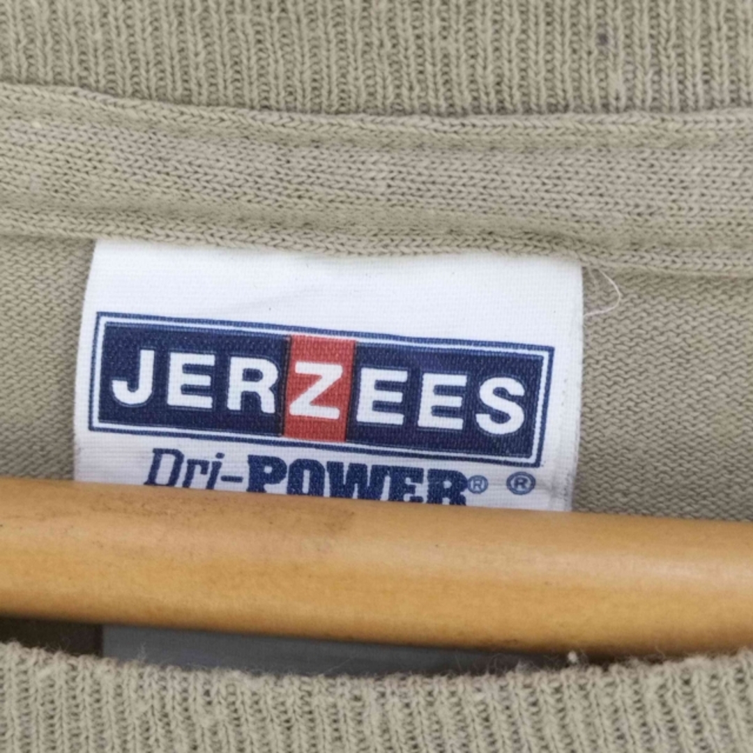 JERZEES(ジャージーズ)のJERZEES(ジャージーズ) 企業ロゴ 両面プリント クルーネックTシャツ メンズのトップス(Tシャツ/カットソー(半袖/袖なし))の商品写真