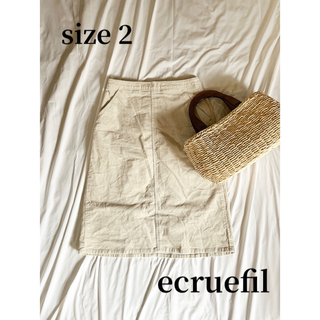 ecruefil - 【新品未使用タグ付き】　エクリュフィル　ecruefir　コーデュロイスカート