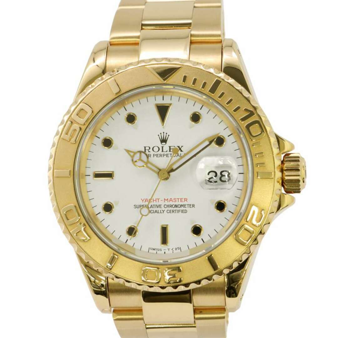 ROLEX(ロレックス)のロレックス ヨットマスター 16628 X番 ROLEX 腕時計 白文字盤 メンズの時計(腕時計(アナログ))の商品写真