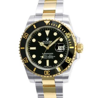 ロレックス(ROLEX)のロレックス サブマリーナ デイト 116613LN ROLEX 腕時計 黒文字盤(腕時計(アナログ))