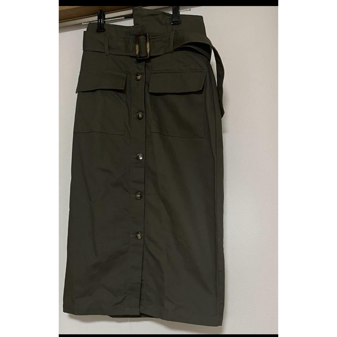 SHEIN(シーイン)のフロントボタンポケット付きスカート レディースのスカート(ロングスカート)の商品写真