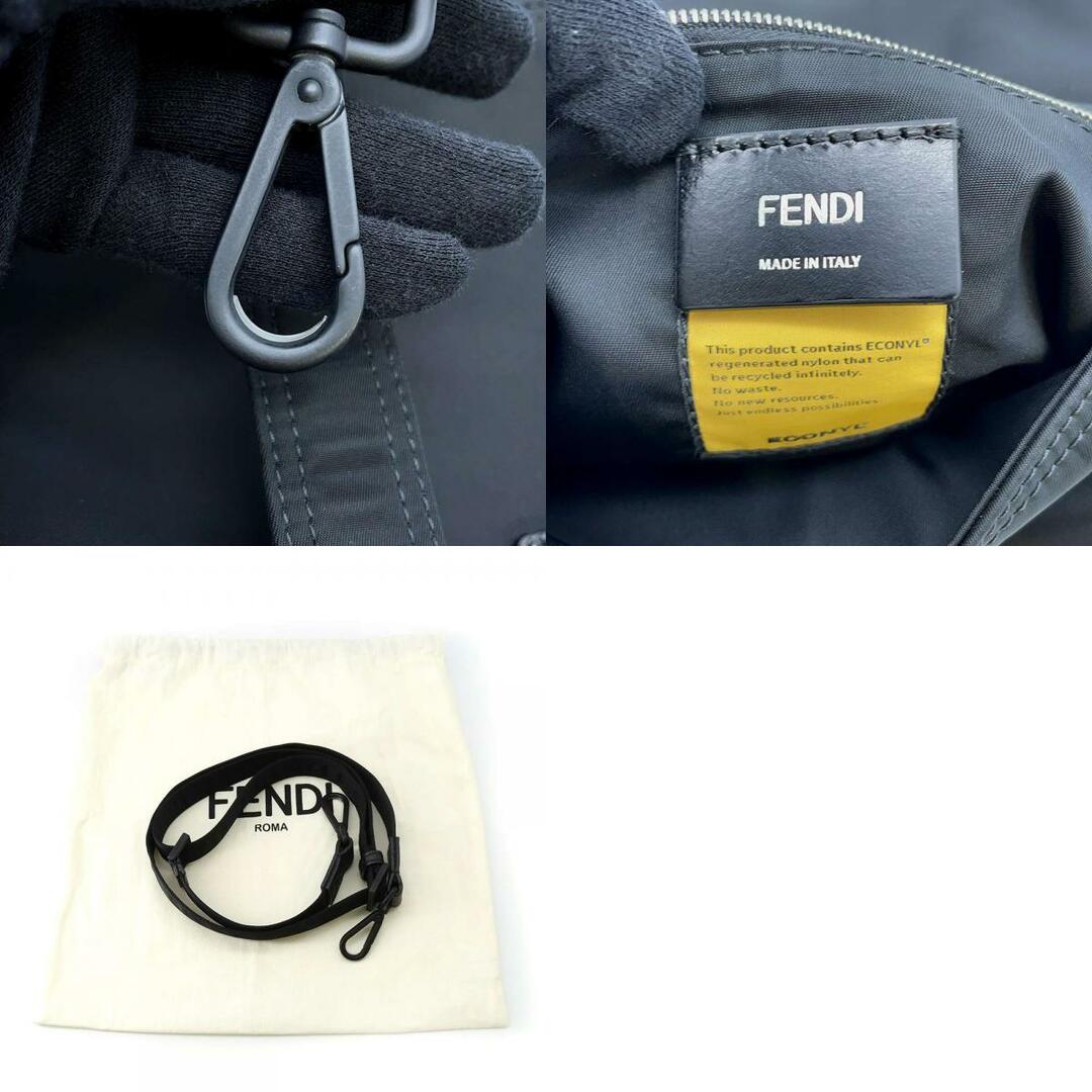 FENDI(フェンディ)のフェンディ ショルダーバッグ バケットメッセンジャー ナイロン 7VA537 FENDI バッグ 黒 メンズのバッグ(ショルダーバッグ)の商品写真