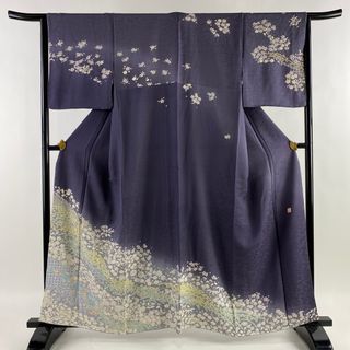 訪問着 身丈161cm 裄丈64cm 正絹 美品 逸品 【中古】(着物)