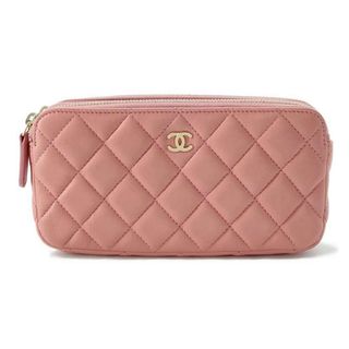 シャネル(CHANEL)のシャネル チェーンウォレット ココマーク マトラッセ ラムスキン A82527 CHANEL ポシェット 財布(財布)