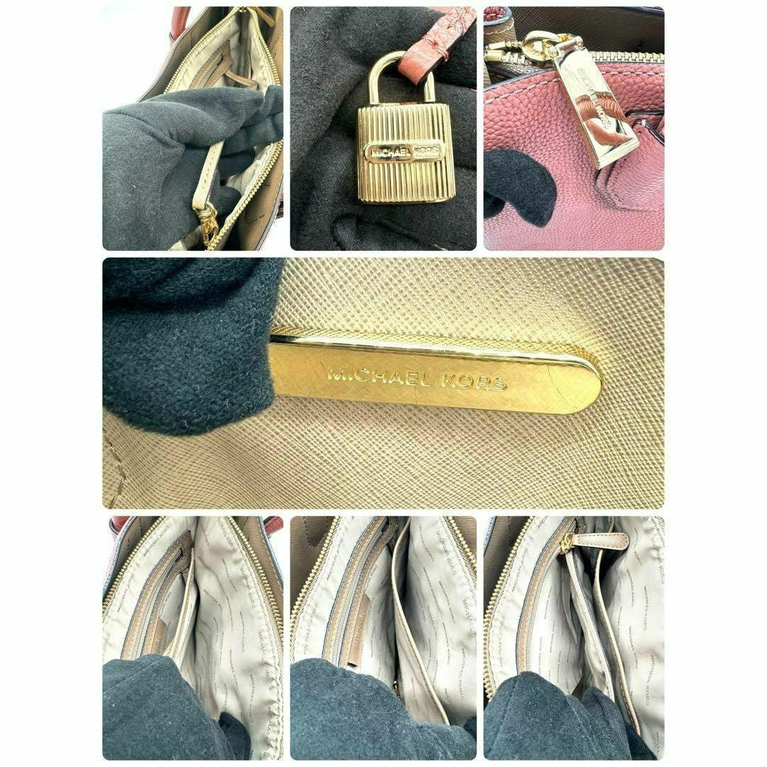 Michael Kors(マイケルコース)のMICHAEL KORS マイケルコース ハンドバッグ ピンク色 レディースのバッグ(ハンドバッグ)の商品写真