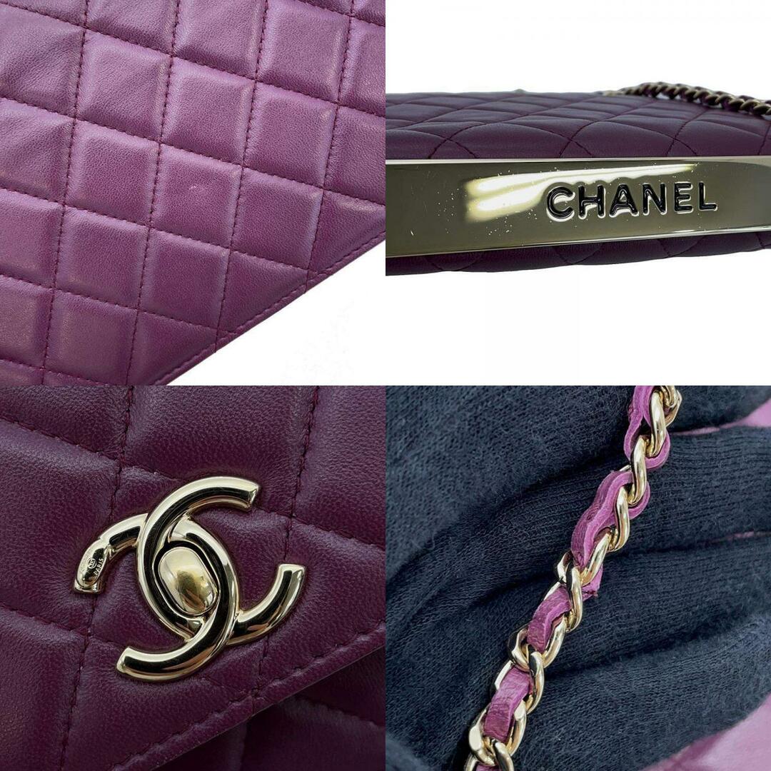 CHANEL(シャネル)のシャネル チェーンウォレット トレンディCC マトラッセ ココマーク ラムスキン A80892 CHANEL 財布 レディースのファッション小物(財布)の商品写真