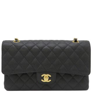 シャネル(CHANEL)のシャネル CHANEL ショルダーバッグ マトラッセ クラシック ハンドバッグ キャビアスキン ブラック ゴールド金具 黒  A01112 30****** 【箱】【中古】(ショルダーバッグ)