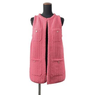 CHANEL - シャネル ベスト ココボタン ジレ ニット レディースサイズ34 CHANEL - シャネル ベスト ココボタン ジレ ニット レディースサイズ34