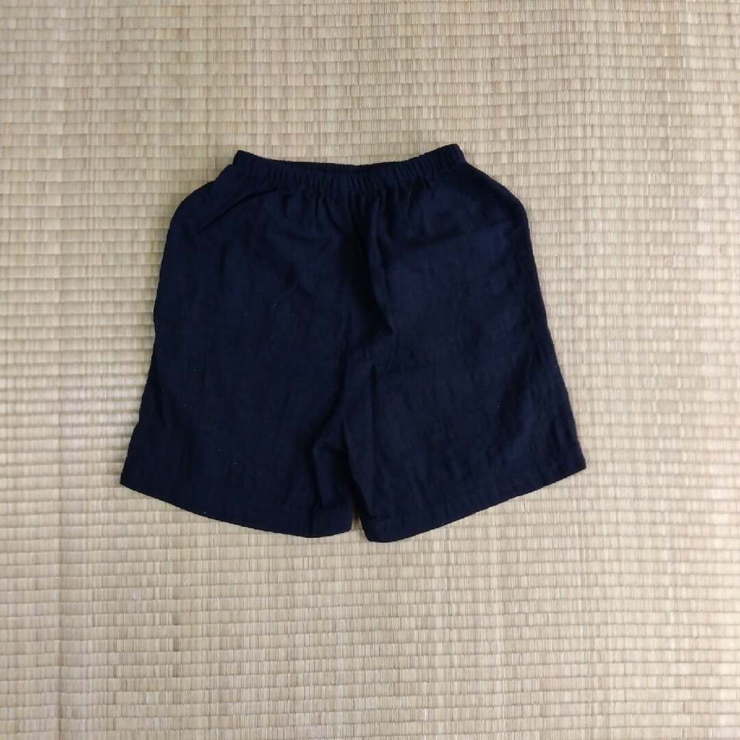 キッズ甚平黒120㌢ キッズ/ベビー/マタニティのキッズ服男の子用(90cm~)(甚平/浴衣)の商品写真