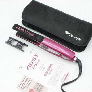 ADST - 【美品】アドスト DS プレミアムスリム FDSS-19 レッドバイオレット ヘアアイロン ADST DS SLIM コテ 本体