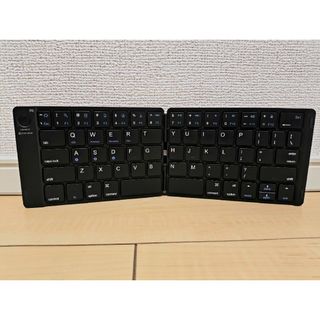 Ewin Bluetooth キーボード 折りたたみ式  レザー ピンクゴールド(PC周辺機器)