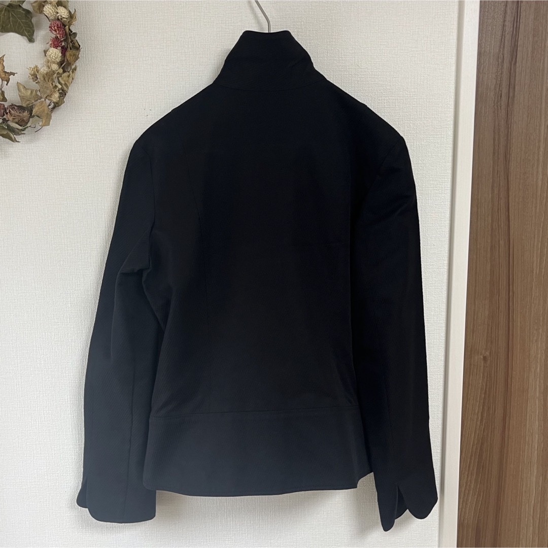 ROPE’(ロペ)の【美品】　ROPE ロペ　ジャケット　Ｍ　黒　ブラック　日本製 レディースのジャケット/アウター(テーラードジャケット)の商品写真