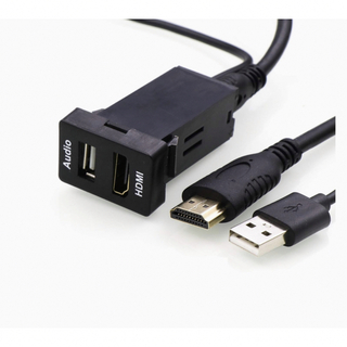 新品 USB入力ポート＆HDMI入力ポート オーディオ中継 オーディオパーツ(車種別パーツ)