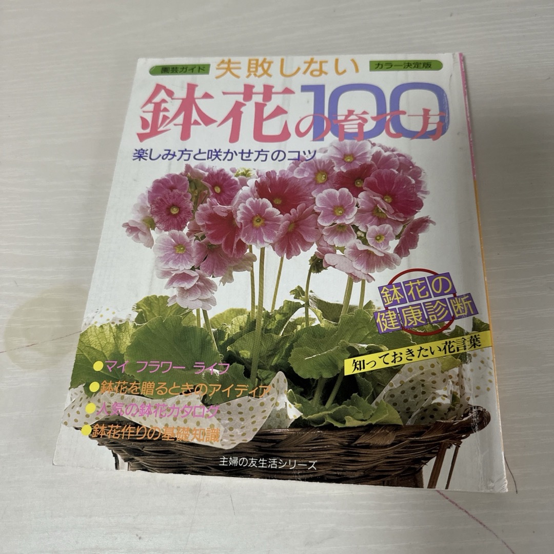 本 雑誌 お花 失敗しない鉢花の育て方 主婦の友生活シリーズ 1冊 中古 エンタメ/ホビーの雑誌(趣味/スポーツ)の商品写真