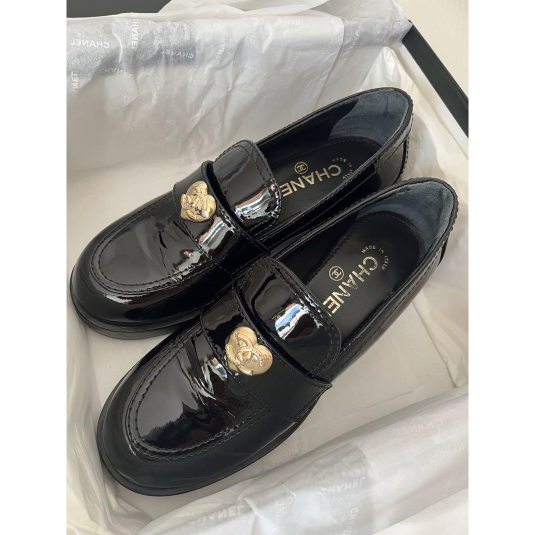 CHANEL - シャネル ローファー ハート 23.5cmの通販 by CHANEL - シャネル ローファー ハート 23.5cmの通販 by
