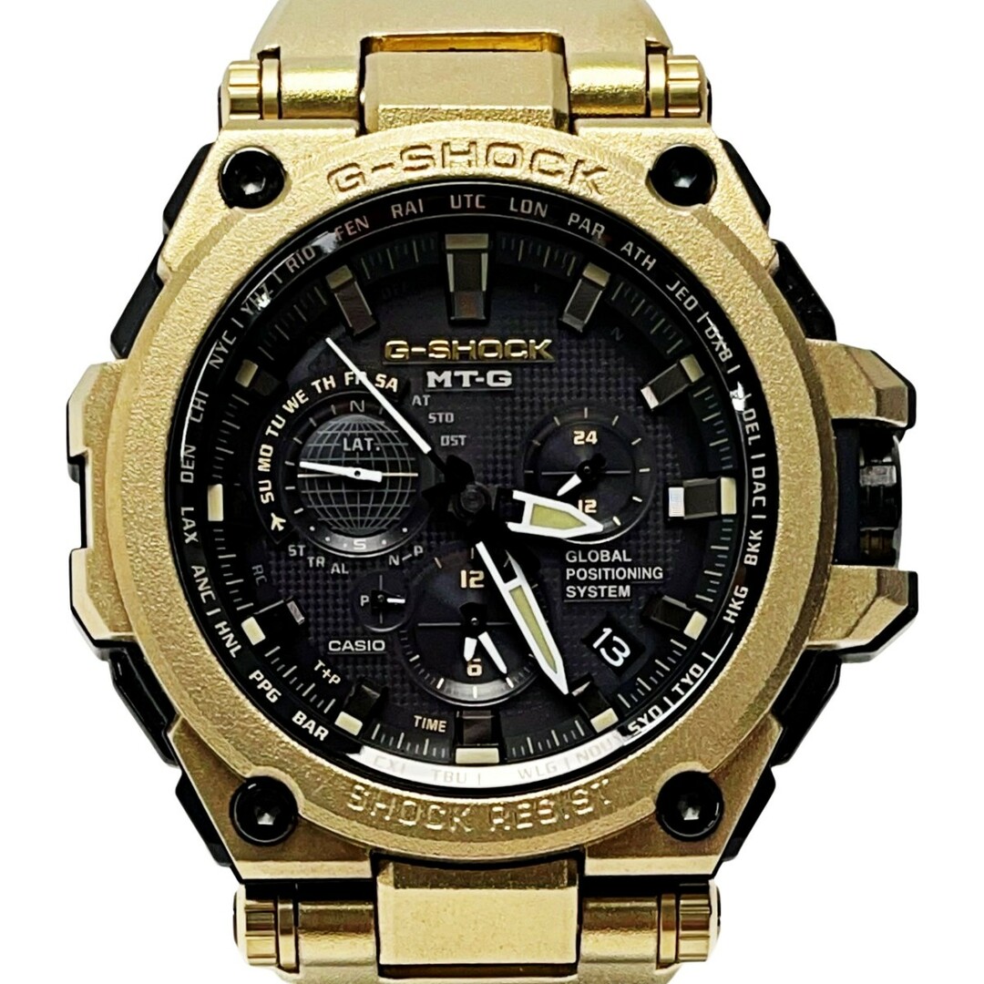 CASIO(カシオ)の☆☆CASIO カシオ G-SHOCK MTG-G1000RG-1AJR パラサイトゴールド ソーラー電波GPS 世界700本限定 腕時計 ケース有 メンズの時計(腕時計(アナログ))の商品写真