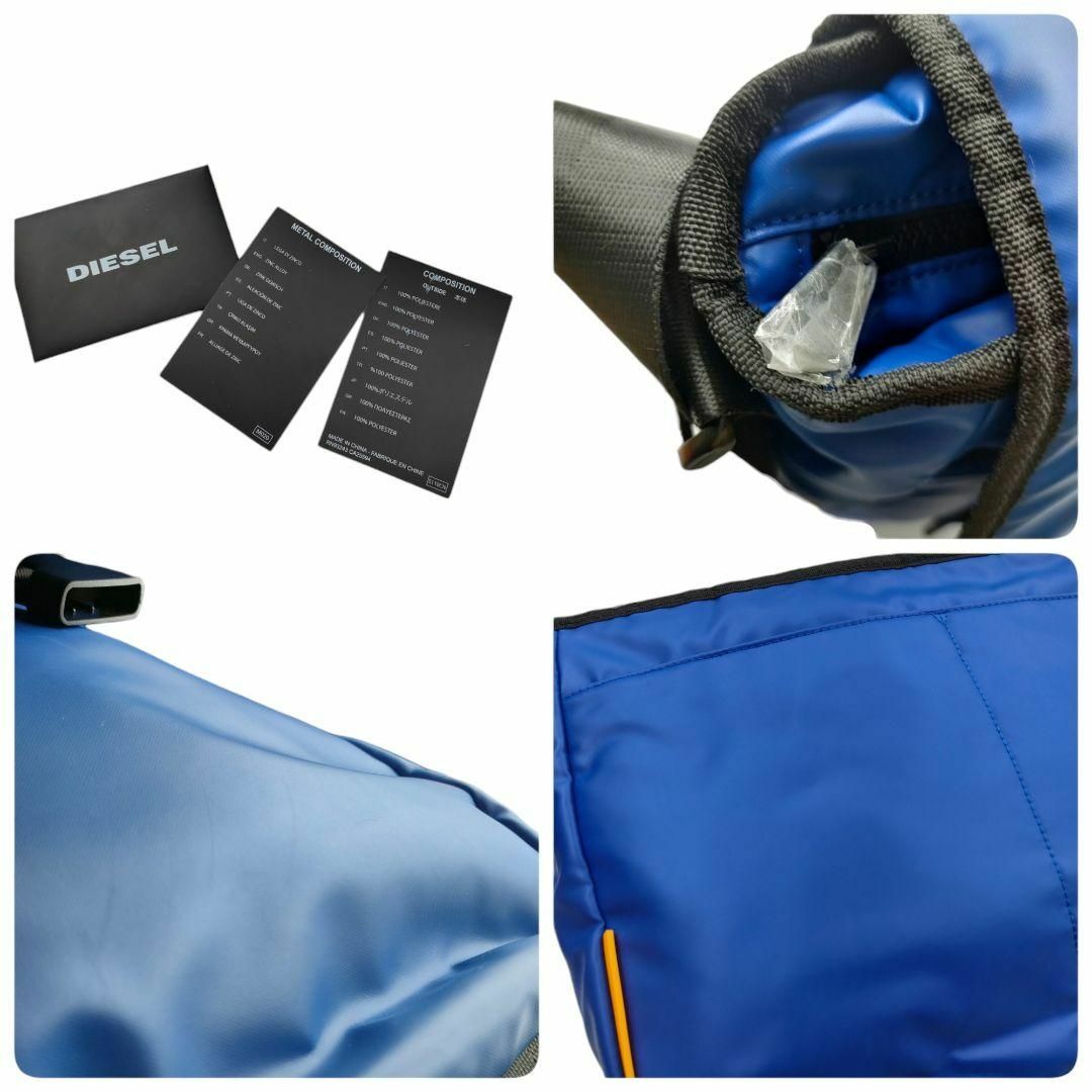 DIESEL(ディーゼル)の未使用品✨️ ディーゼル A4可 メッセンジャーバッグ フラップ ナイロン系 青 メンズのバッグ(ショルダーバッグ)の商品写真