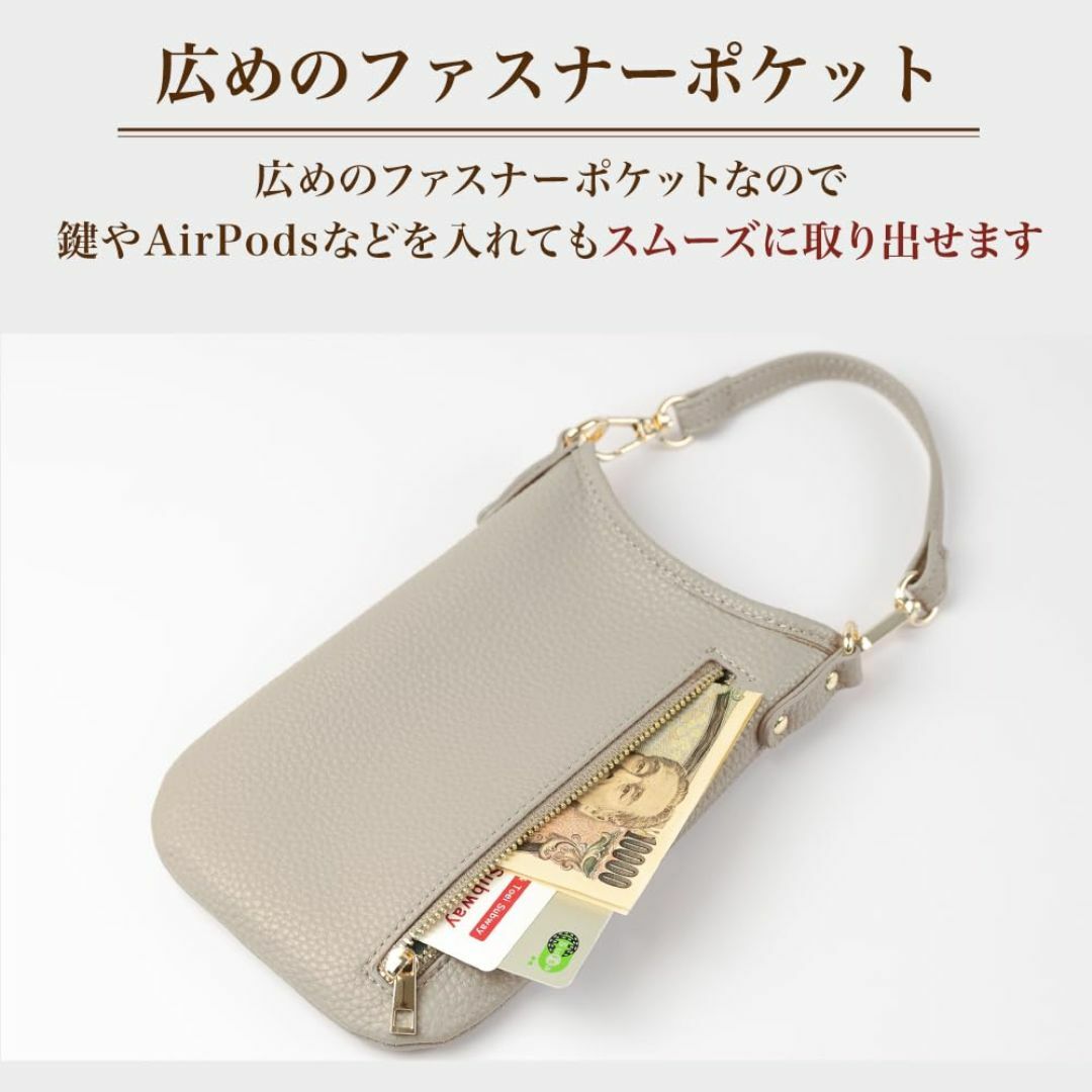 色: ﾚｯﾄﾞ[HanaRo] 2wayショルダーポーチ レディースのバッグ(その他)の商品写真