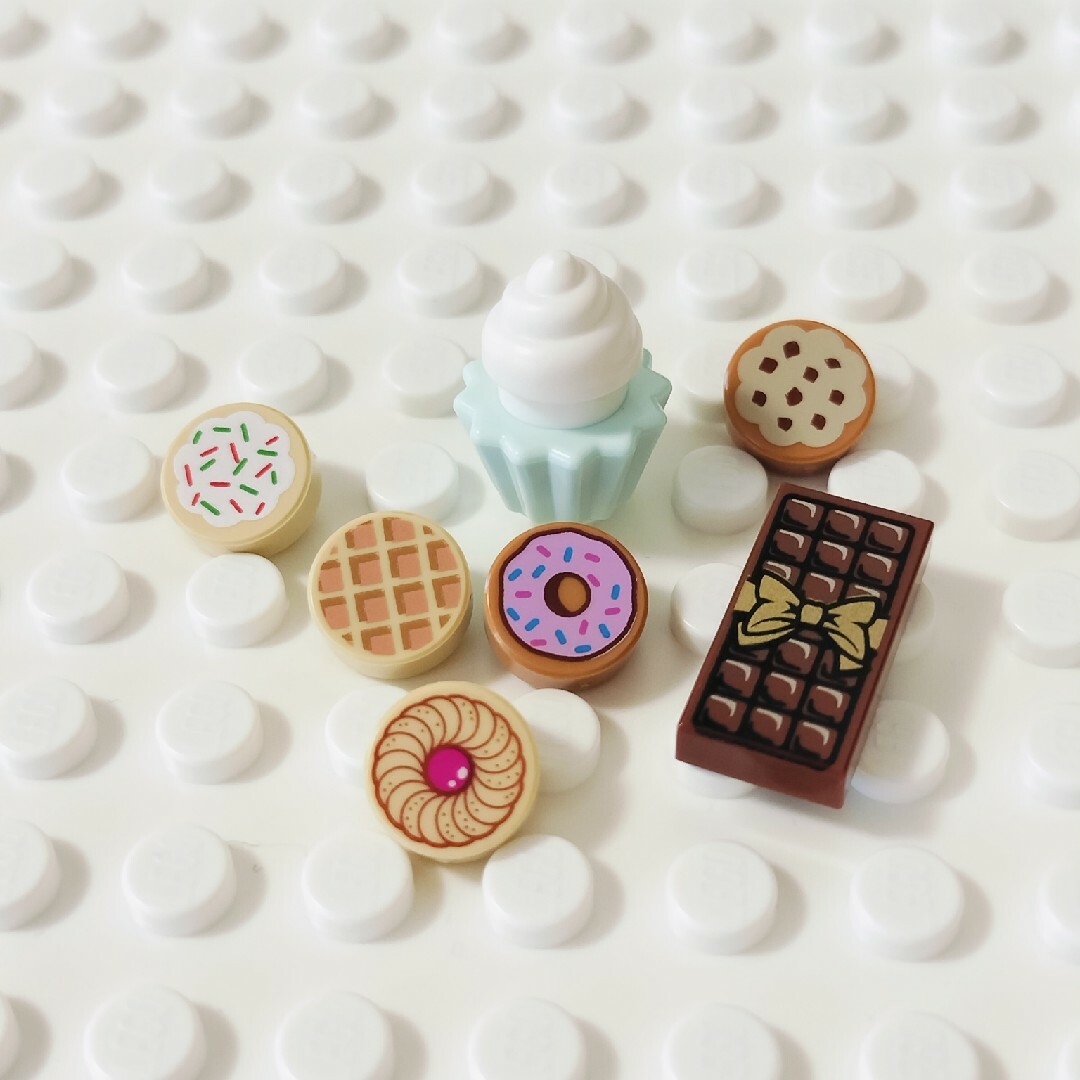 Lego(レゴ)のレゴ　お菓子いろいろ　7点セット キッズ/ベビー/マタニティのおもちゃ(知育玩具)の商品写真