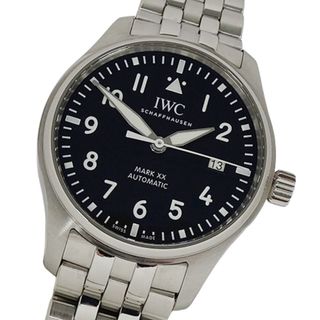 IWC - IWC インターナショナルウォッチカンパニー パイロットウォッチ マークXX マーク20 IW328201 時計 メンズ ブランド デイト 自動巻き AT ステンレス SS シルバー ブラック 磨き済み 【中古】