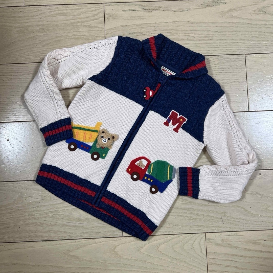 mikihouse(ミキハウス)の73/ミキハウス キッズ/ベビー/マタニティのキッズ服男の子用(90cm~)(ニット)の商品写真