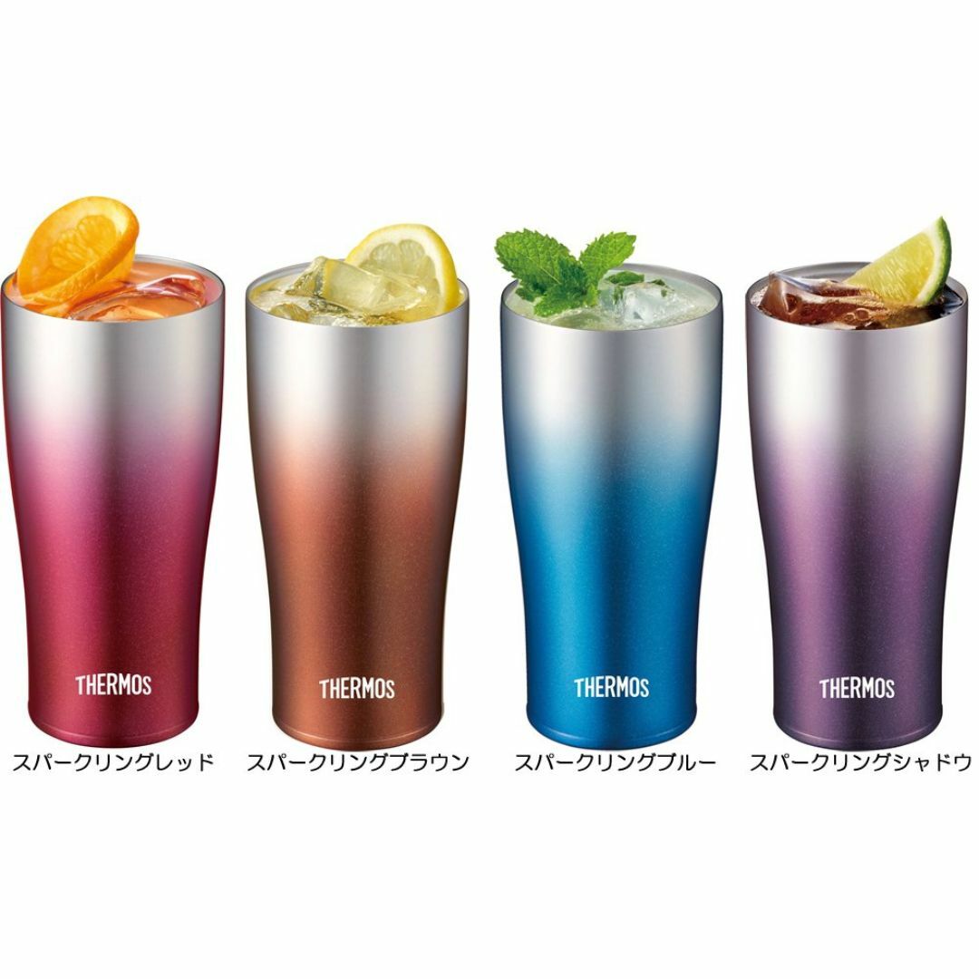 【色: スパークリングブルー】サーモス 真空断熱タンブラー 420ml スパーク インテリア/住まい/日用品のキッチン/食器(弁当用品)の商品写真